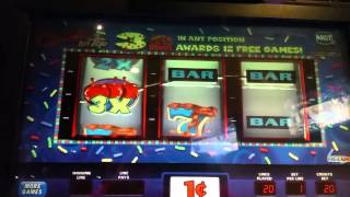 Cherries on Top slot machine at Sugarhouse casino [upl. by Cl]