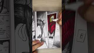 drawing art anime sketch manga dandadan marker ohuhu [upl. by Enyamert]