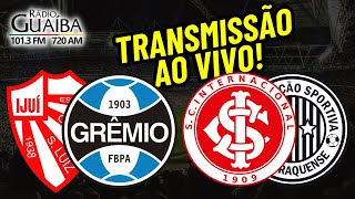 SÃO LUIZ X GRÊMIO E ASA DE ARAPIRACA X INTER AO VIVO  RECOPA GAÚCHA E COPA DO BRASIL [upl. by Nnaeitak916]