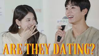 Are they dating Park Bo Gum and Bae Suzy as a reallife couple rumors in Wonderland [upl. by Yesnnyl]