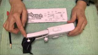 How to Use the Singer Handy Stitch Sewing Maching  Part 1 [upl. by Drabeck271]