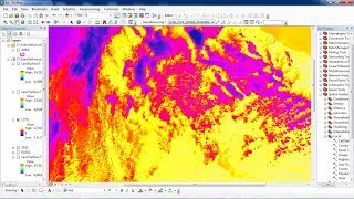 Google Earth Engine  Calculate Temperature From Landsat Satellite Image Land Surface Temperature [upl. by Aseret]