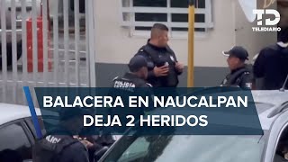 En Naucalpan balacera deja cinco presuntos delincuentes detenidos [upl. by Nylzzaj]