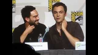 Comic Con 2009 TV Guide Panel  Jim Parsons and Johnny Galecki [upl. by Imefulo441]