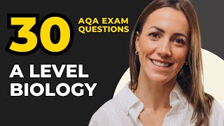 30 ALevel AQA Biology Revision Exam Questions 2024 [upl. by Kala]