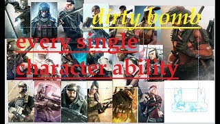 dirty bomb all character ability [upl. by Nevets712]