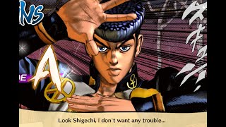 Josuke Higashikata VS Shigechi Yangu  Jojos Bizzare Adventure  AllStar Battle R [upl. by Bianca]