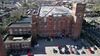 Ena Mill  Atherton Cinematic footage of Greater Manchesters Historic Buildings  drone [upl. by Icyaj600]