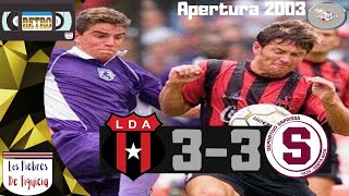 Liga Deportiva Alajuelense vs Deportivo Saprissa 🇨🇷⚽ Apertura 2003 Extendido [upl. by Sel]