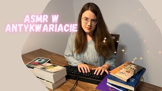 ASMR PL  ASMR w antykwariacie szepty szelest kartek tracing [upl. by Nerat]