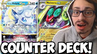 Counter All The Top Decks With Alolan Vulpix VSTAR amp Noivern ex Temporal Forces PTCGL [upl. by Andria]