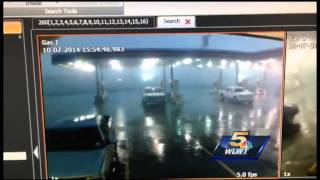 Maysville storm damage caught on surveillance video [upl. by Asilana]