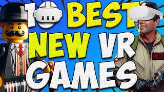 TOP 10 new Oculus Quest 2 amp Meta Quest 3 Games [upl. by Ahsurej468]