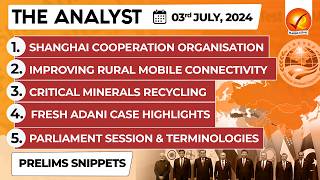 The Analyst 3rd July 2024 Current Affairs Today  Vajiram and Ravi Daily Newspaper Analysis [upl. by Namien]