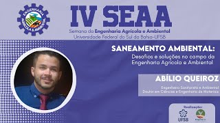 SANEAMENTO AMBIENTAL  Desafios e Soluções no Campo de Engenharia Agrícola e Ambiental [upl. by Lesya181]