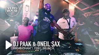 DJ Paak amp Oneil Sax  YEBO BRUNCH  LIVE SET Amapiano [upl. by Nommad]