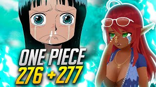 ROBINS BACKSTORY HURTS  One Piece Episode 276 277 Reaction [upl. by Celisse]