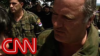 Christiane Amanpour meets Ratko Mladic  the Butcher of Bosnia [upl. by Econah]