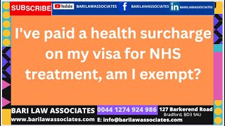 UKVI immigration fee and IHS what is the immigration health surcharge [upl. by Adamis]