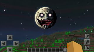 Lunar Moon and Red Sun Addon in Minecraft PELink in Description [upl. by Yahsan]