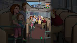 উহিলজ ওন দা বাস গান – বাচ্চার কান্না Shorts ChuChuTV BanglaRhymes KidsSongs [upl. by Balsam]