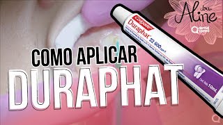 Duraphat como aplicar corretamente com Dra Aline Manfro [upl. by Turner]