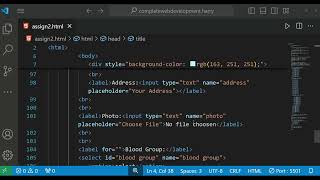 How to make Registration form HTML CSS  WEBDEVELOPMENT [upl. by Aihsenat147]