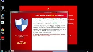 HOW TO FIX quot Your personal files are encrypted quot popup from CryptoLocker ransomware [upl. by Ase]