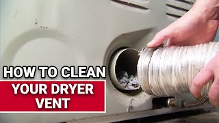 How To Clean Your Dryer Vent Line  Ace Hardware [upl. by Aicnom]