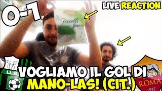 quotVogliamo il GOL di MANOLASquot COLPISCE ANCORAAA SassuoloRoma 01 LIVE REACTION [upl. by Ornstead]