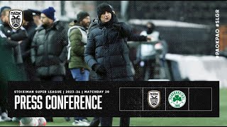 Press Conference PAOK FC Vs Panathinaikos – Live PAOK TV [upl. by Malony104]