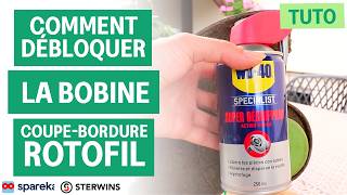 Comment débloquer la bobine dun coupe bordure  Tuto jardin [upl. by Jaunita]