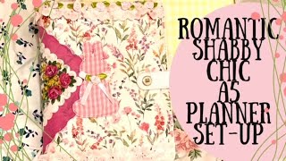 Romantic Shabby Chic A5 Planner Setup [upl. by Secrest]