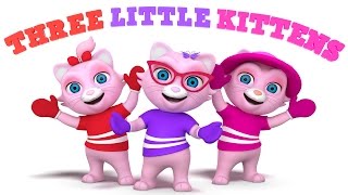 Three Little Kittens Who Lost Their Mittens and Many More Nursery Rhymes  WooHoo Rhymes [upl. by Alvera628]