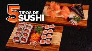 Onde usar cada parte do salmão 5 TIPOS DE SUSHI para aproveitar todo o peixe  Como fazer Sushi [upl. by Irual]