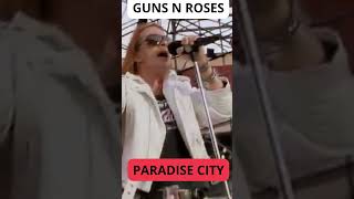 PARADISE CITY  GNR music gunsnroses rock shorts [upl. by Noleta643]