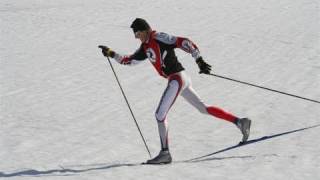 Cross or X Country Skiing Basics of Diagonal Stride [upl. by Delmar]