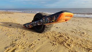 Onewheel GT  Beach Ride  UK [upl. by Isabel672]