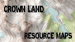 SHTF Resource Maps Crown Land  Canadian Prepper [upl. by Stoll]