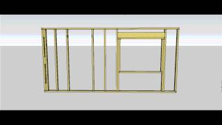 Wall Frame Components and Construction Sequence [upl. by Vasos84]