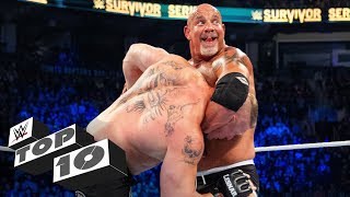 Goldberg’s feats of strength WWE Top 10 Sept 11 2022 [upl. by Nevs]