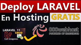 Deploy Laravel en hosting gratis 000webhost de hostinger [upl. by Curzon]