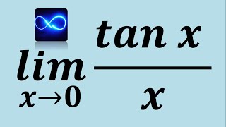 74 Límite trigonométrico tan x entre x  Límite [upl. by Afatsum4]