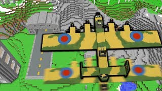 BOMBING My ENEMIES BASE  Minecraft WAR 18 [upl. by Isiah]