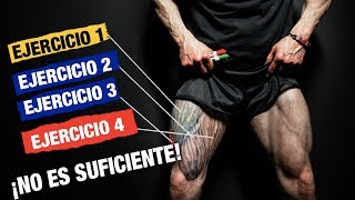 La RUTINA PERFECTA para PIERNAS Sets y Repeticiones Incluidas [upl. by Ahsram]