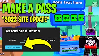 HOW TO SET UP DONATIONS IN PLS DONATE 💸 2023 SITE UPDATE How To Create A GAMEPASS On Roblox [upl. by Aelat]