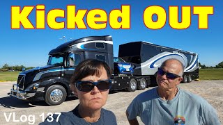 WE WERE DENIED BY SECURITY Told to leave the RV area HDT RV Life Fulltime Lifestyle RV Couple [upl. by Ecad725]