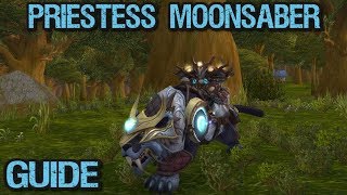 Fastest way to get PRIESTESS MOONSABER guide 815 BFA [upl. by Chappy]