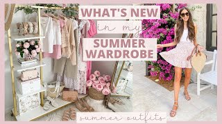 Whats New In My Summer Wardrobe 2022  Everyday Summer Outfits Vacation Outfits  Pretty Dresses [upl. by Ellita]