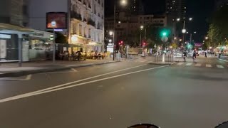 ErraniPaolini dopo la semifinale in bici di notte per Parigi [upl. by Gretna]